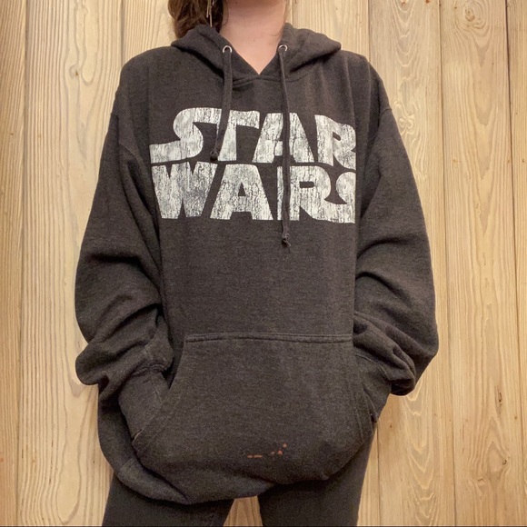 Star Wars Tops - STAR WARS - Oversized Star Wars Hoodie